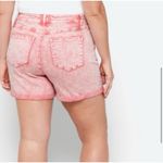 1822 Denim Women’s 14W High Rise Annabeth Roll Short Pink Stretch Summer Photo 3