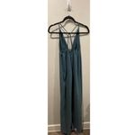 Anthropologie SILENCE + NOISE Triangle-Top Maxi Slip Dress in Olive Photo 4