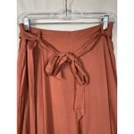 easel  Anthropologie Women L Wide Leg‎ Split Hem Pants Palazzo Rust Pull On Boho Photo 2