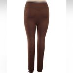 PINK - Victoria's Secret  Brown Maroon Seamless Classic Athletic Leggings Size XL Photo 2