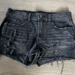 Old Navy  Boyfriend Mid-Rise Black Shorts Photo 0