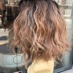 Bob Wig short sidePart earth tones blonde brown Size 10 Photo 3