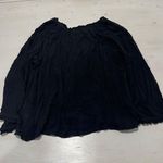 Old Navy  Black Long Sleeve Ruffle Neckline Blouse‎ Top Womens XL Photo 0