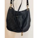 Michael Kors  Classic Black  Slouchy Leather Shoulder Bag Photo 5
