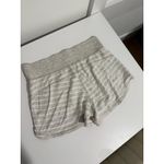 Athleta $50  Restore Shortie Shorts - Grey Stripe - Small Photo 4