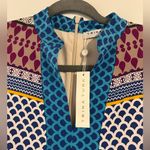 Trina Turk  Multi-color Short Sleeve Jumpsuit w/Tie Size XS NWT Photo 3