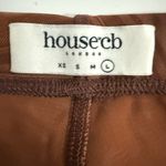 House Of CB Violet Cocoa Swirl Brown Mesh Leggings High Rise Large Photo 7