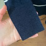 Banana Republic  linen blend navy slouchy sweater with white stripes size XS Photo 90