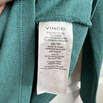 Vince Women's V-Neck Long Sleeve Blouse Green Size XS Casual Fall Light Sweater Photo 6