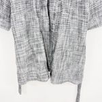 Parachute Unisex Turkish Cotton Waffle Knit Robe in Grey Size Medium Gray Photo 4