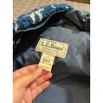 Vintage 90s LL Bean‎ Native Deep Pile Jacket Button Fleece USA Made Long Medium Blue Photo 6