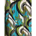carole little Women 100% Silk Quilted Jacket Sz. Lrg Geometric Print Jacket Photo 3