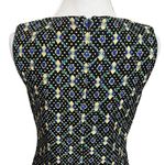 Anna Sui Tweed Shift Mini Dress Black Polka Dot Abstract Womens Size 4 Photo 6