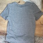 Lululemon  grey striped shirt Photo 1