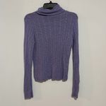 J.Crew  Turtle Neck Sweater Light Purple Size Medium Photo 4