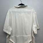 C Est.1946 Linen Blend Coastal Grandma Lagenlook Beach Cottage Dress Size 26/28W White Photo 7