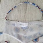 Lush Clothing Floral Print‎ Dress Sleeveless Mini Sun Dress Blue Peach Casual Photo 3