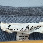 Jane and Delancey Gray Camo Twist Hem L/S Top Size M EUC Photo 6