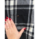 Ralph Lauren Lauren  Wool Plaid Shirt Jacket L Black Gray Shacket 100% Wool Photo 2