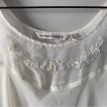 Vintage Victoria’s Secret 1997 Sheer White Slip Beaded Neckline Sleeveless 90s M Size M Photo 10