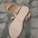 Wild Pair  White and Silver Studded Sandals Photo 2