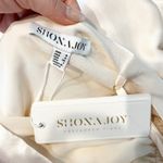 Shona joy La Lune Ruched Side Slit Maxi Formal Slip l Dress Gown Cream 4 Photo 3