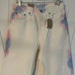 Levi's  501 White Pink Blue Tie-Dye Jeans Photo 3