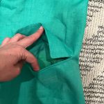 Greylin  Havana Boyfriend Linen Blend Green Blazer Photo 8