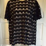 Kate Spade  NEW YORK Scallop Lace Top in Black 10 Photo 1