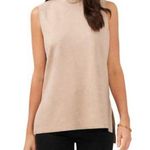 Vince Camuto New Mock Neck Faux Suede Top Size XS Photo 0