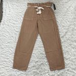 BLANK NYC WOMEN’S SUNTAN PAPER BAG PANT SIZE MEDIUM Photo 1