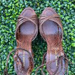 Guess Brown Snakeskin Sandals Photo 2