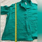 Stars Above collared cotton button down shirt size Xsmall Photo 5