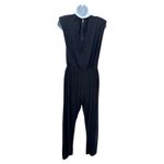 Z Supply Lucianna Black Jumpsuit S Sleeveless Cinch Waist Lounge Travel Casual Photo 3