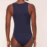 ANDIE The Malibu One Piece Swimsuit Navy size L NWT minimalist Photo 1