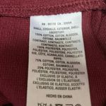 Anthropologie Women's Red Ruffled Long Puff-Sleeve Organza Knit Blouse Top Sz M Photo 4