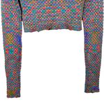 Urban Outfitters  Piper Keyhole Textured Knit Long Sleeved Crop Top Sz Medium Photo 8