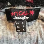 Don’t Call Me Jennyfer Womens Ribbed Floral Cropped Top Size Small Photo 3
