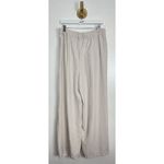 Free People Nothin' to Say Elastic Waist Pants in Champagne Dream Size Large Photo 8