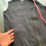 Tasc Performance Women Black Asymmetrical Zip Vest Size M Organic Cotton Bamboo Size M Photo 9