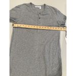 NEW Wilt Shirt Dress Womens XS Gray 100% Cotton Button Soft Travel Short Sleeve Photo 3