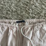 Brandy Melville Pink Linen Pants Photo 1