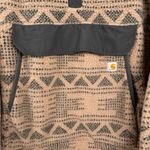 Carhartt T Snap Fleece Sweatshirt Desert Taupe Aztec Women’s XXXL OJ4991-W Pink Photo 3
