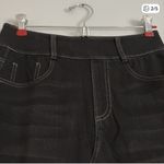 Halara NWT  Black Denim Skirt, mini size med. pull on stretchy. Tags and in bag Photo 1