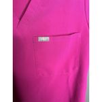 FIGS Scrub Top Womens XS Catarina Short Sleeve Pullover Pink Ultra Rose Photo 3