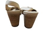 Sophia Milano  Tan Leather Sandals 18248 Buckle 3" heel Size 8.5 Photo 3