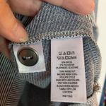 Christian Sirianio Christian Siriano Navy and White Striped 3/4 Length Sleeve Top w/Button Detail Photo 5