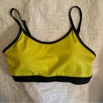 Zyia  Active Yellow Metallic & Black Sports Bra Size XL With Padding Photo 1