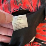 Parker  Womens Silk Yolanda Abstract Iguana Print Mini Dress Red Black Size Small Photo 8