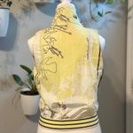 Farm Rio  Sleeveless High Neck Zip Top with Striped Belt – 100% Cotton Photo 2